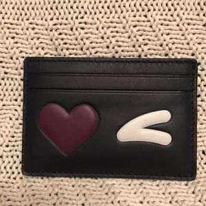 Coach Leather emoji ❤️. Wink card holder